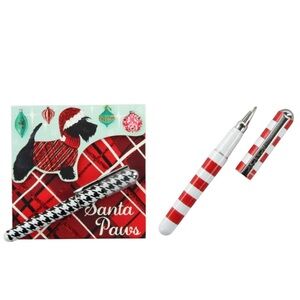 Lady Jayne Scottie Santa Paws Matchbook Christmas Notepad with Pen (13942)
